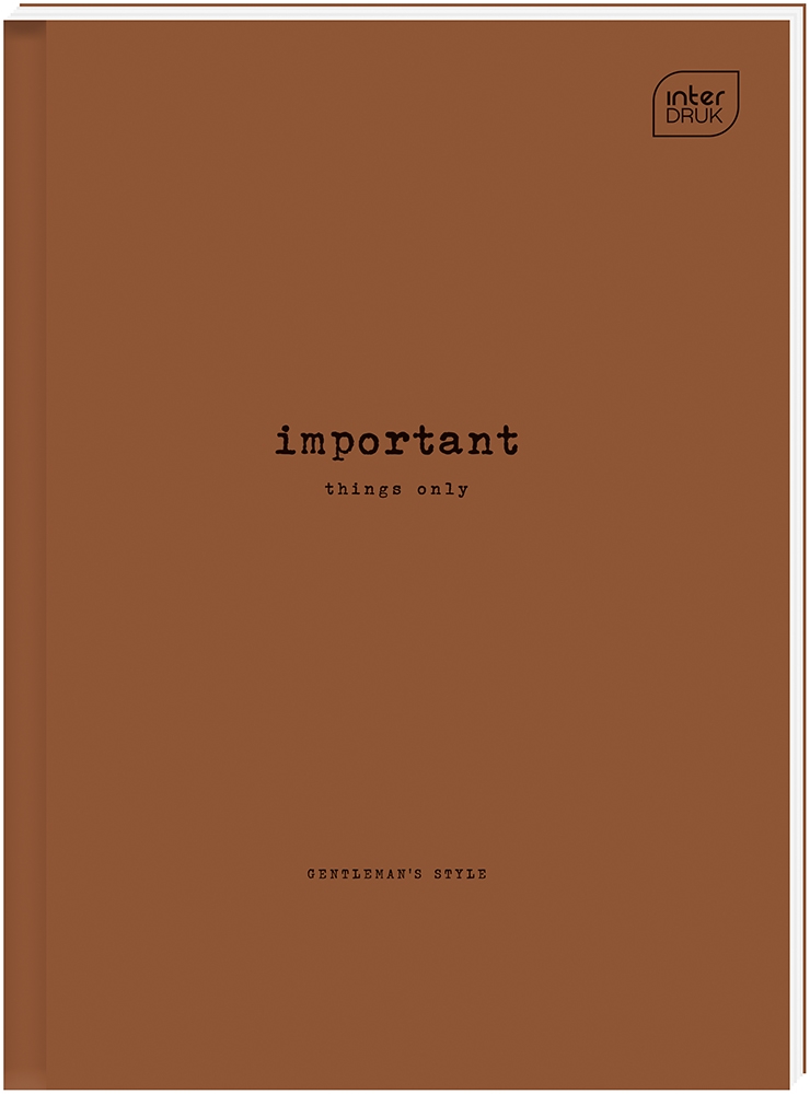 Brulion w linię B5, mix, 160 kartek, Interdruk